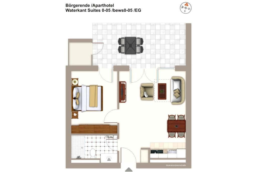 Waterkant Suite 0-05 Börgerende-Rethwisch Εξωτερικό φωτογραφία